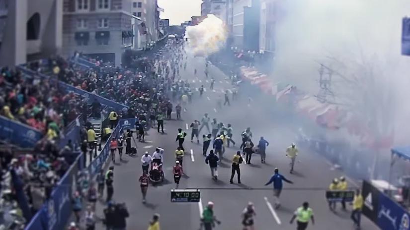 Immagine tratta da American Manhunt: l'attentato alla maratona di Boston
