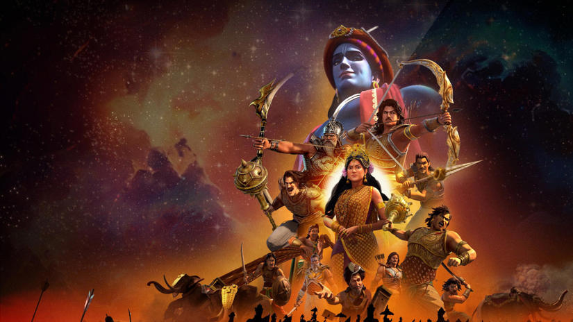 Immagine tratta da Kurukshetra - La grande guerra del Mahabharata