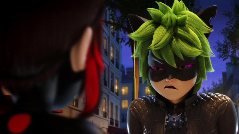 Immagine tratta da Miraculous World: Parigi, Le Aventure Di Shadybug E Claw Noir