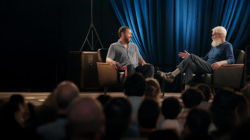 Immagine tratta da Non c'è bisogno di presentazioni - Con David Letterman e Adam Sandler