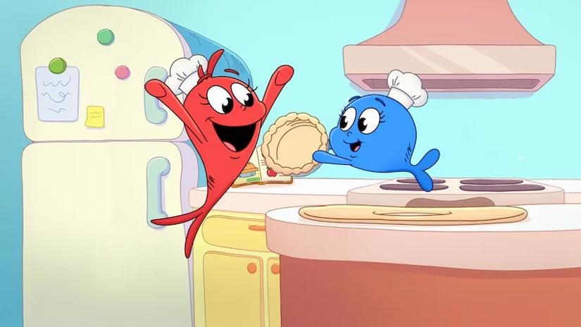 Immagine tratta da Pesciolino rosso e pesciolino blu
