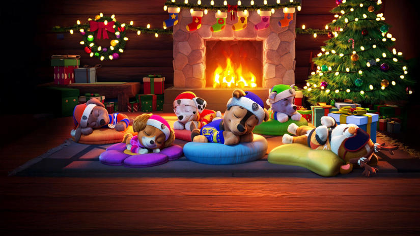 Immagine tratta da Paw Patrol Holiday Fireplace