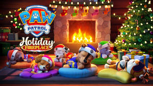 Paw Patrol Holiday Fireplace