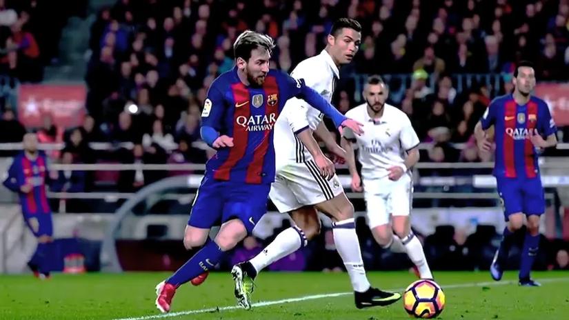 Immagine tratta da Ronaldo vs Messi: scontro tra leggende Immagine tratta da Ronaldo vs Messi: scontro tra leggende