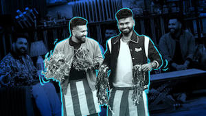 Rohit and Shreyas Turn Cheerleaders