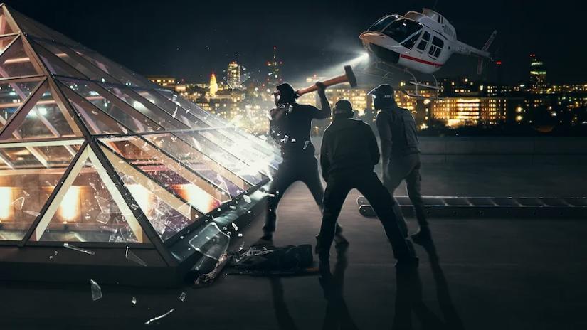 Immagine tratta da The Helicopter Heist
