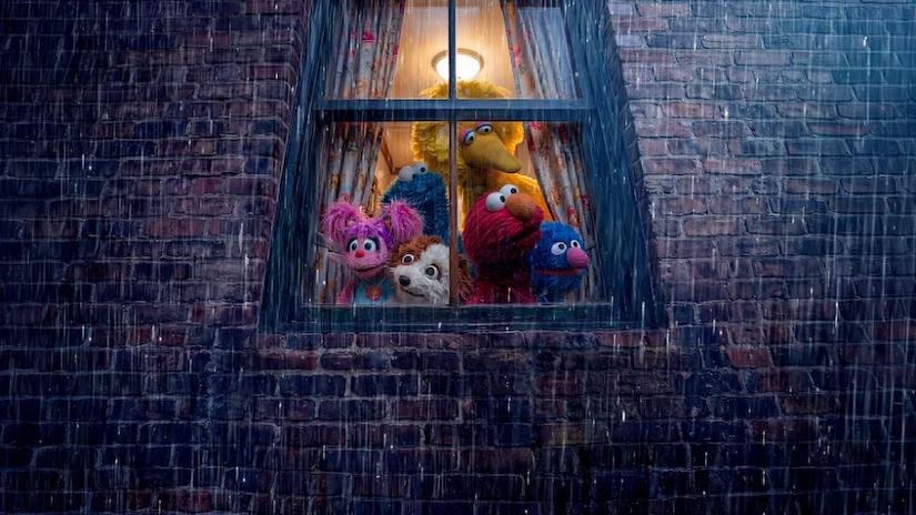Immagine tratta da Temporale a Sesame Street